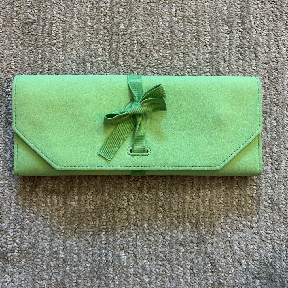Swarovski 2023 Travel Jewelry Roll Pouch Green